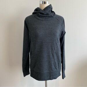 Icebreaker Dia RealFleece Pullover Hoody Sweatshirt - dark gray heather
